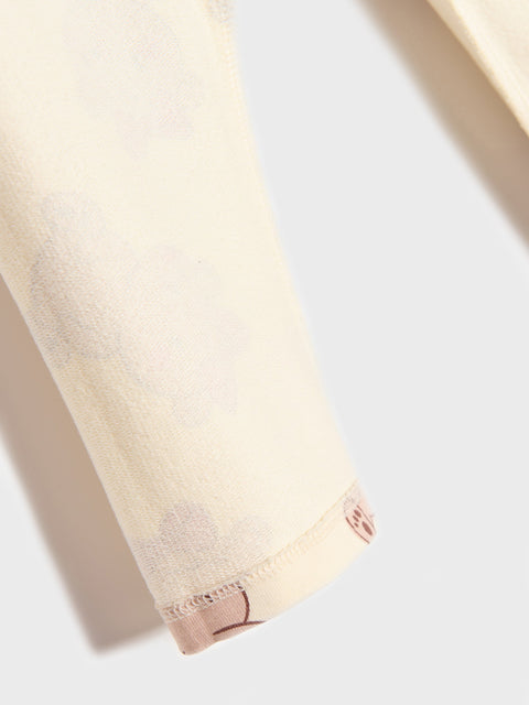 Sinsay Baby Girl's Pink/Beige Thick Knit Leggings 2-Pack | Sinsay In Lebanon