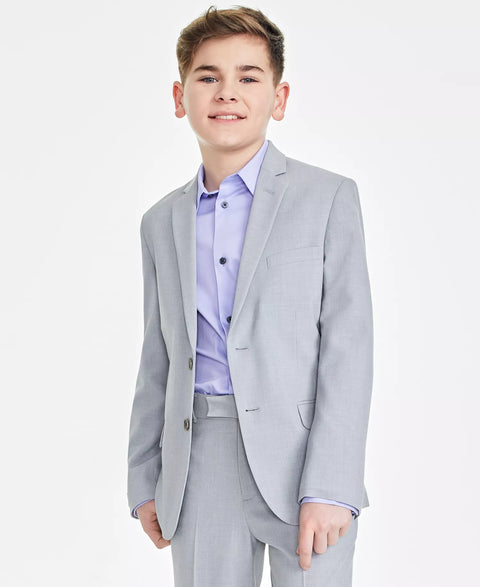 Calvin Klein Boy's Silver Slim Fit Stretch Suit Blazer | Calvin Klein In Lebanon