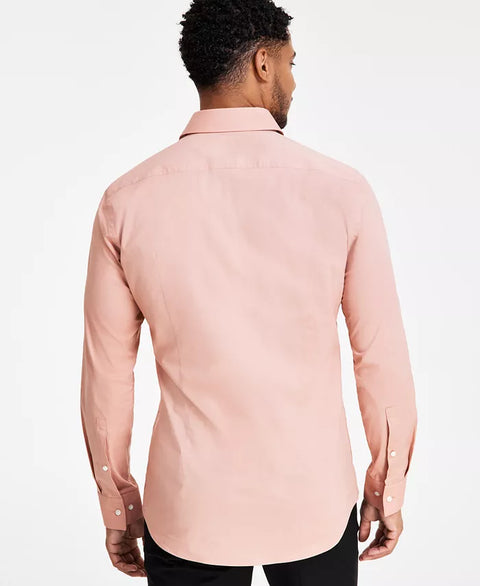 Hugo Boss Men's Blush Kenno Slim-Fit Solid Dress Shirt |Hugo Boss In Lebanon
