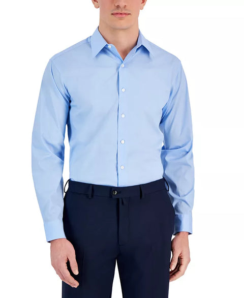 Club Room Men's Placid Blue Regular-Fit Dress Shirt | Club Room In Lebanon
