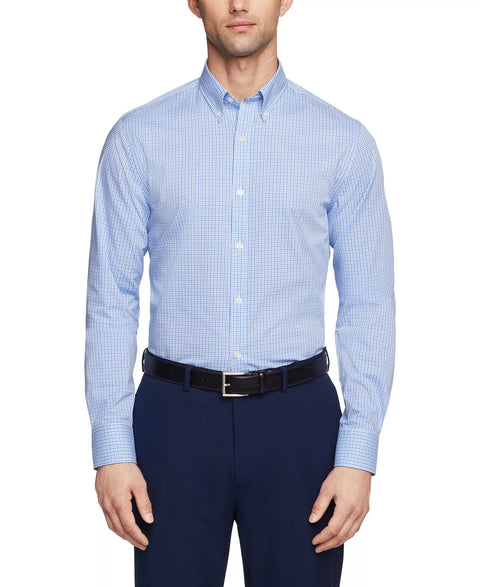 Tommy Hilfiger Men's Blue Regular Fit Stretch Twill Shirt | Tommy Hilfiger In Lebanon