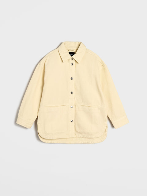 Sinsay Girl's Cream Denim Shirt|Sinsay In Lebanon