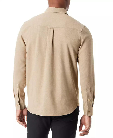 Bass Outdoor Men's Kelp Heathered Button Up Shirt | Bass Outdoor In Lebanon