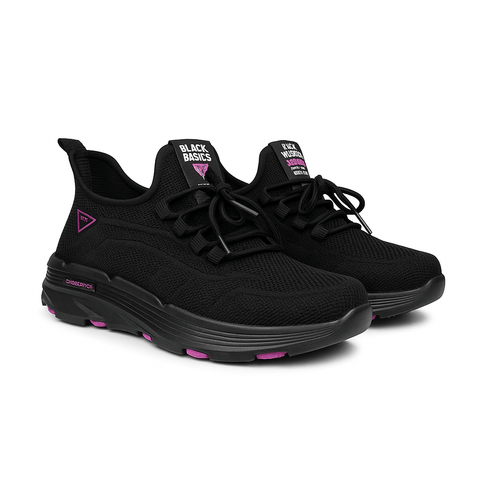 Enrico Coveri Women's Black Mirabilis Six Low Top Sneakers |Enrico Coveri In Lebanon