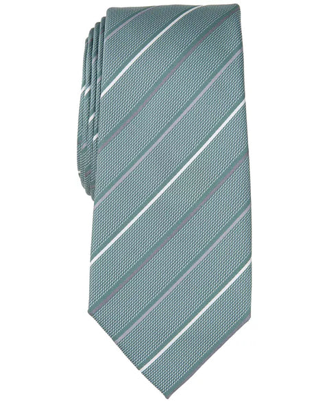 Alfani Men's Dark Green Belwood Slim Stripe Tie | Alfani In Lebanon