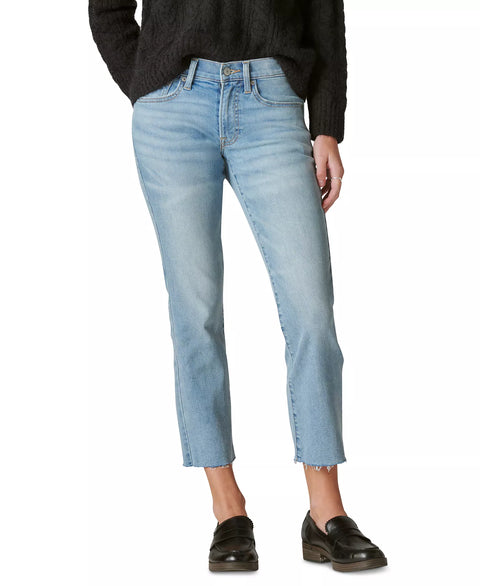 Lucky Brand Women's Light Blue Sweet Crop Mid-Rise Jeans|Lucky Brand In Lebanon