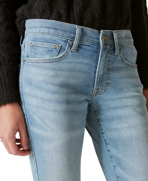 Lucky Brand Women's Light Blue Sweet Crop Mid-Rise Jeans|Lucky Brand In Lebanon