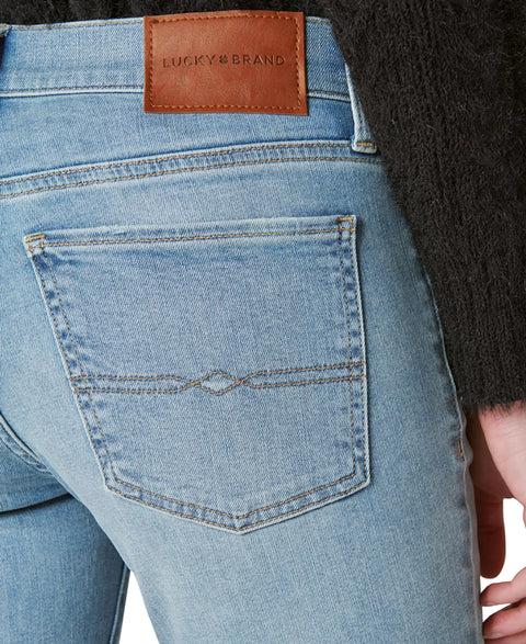 Lucky Brand Women's Light Blue Sweet Crop Mid-Rise Jeans|Lucky Brand In Lebanon