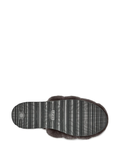 Ugg Women's Dark Grey Super Fluff Slippers | Ugg In Lebanon