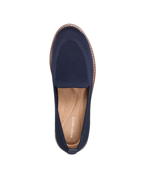 Easy Spirit Women's Navy Valina eFlex Knit Easy-On Loafers | Easy Spirit In Lebanon