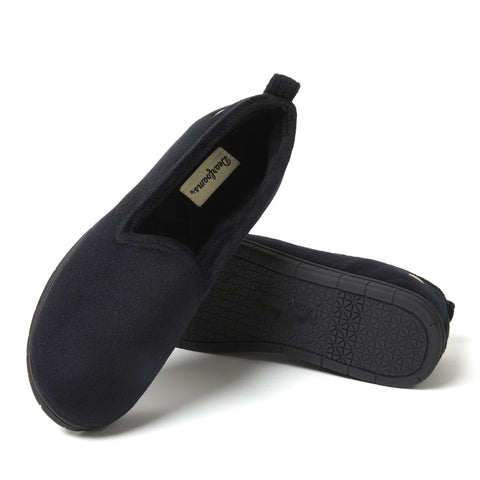 Dearfoams Women's Black Rachel Velour Closed Back Panduff | Dearfoams In Lebanon