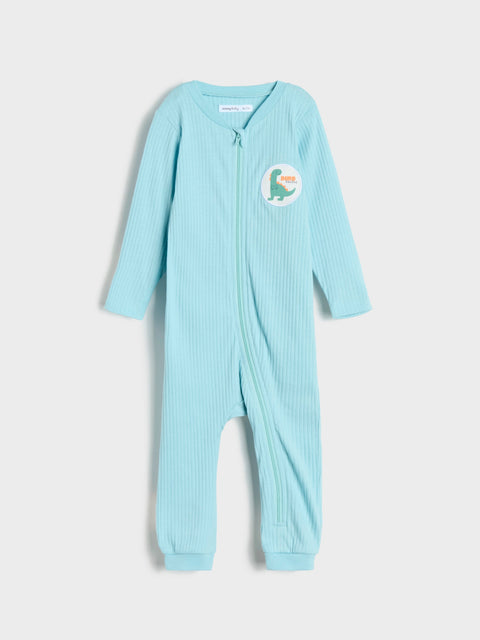 Sinsay Baby Boy's Blue/Beige Rompers With Dino Print 2-pack | Sinsay In Lebanon