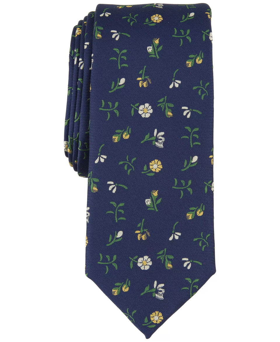 Bar III Men's Navy Emory Floral Tie | Bar III In Lebanon