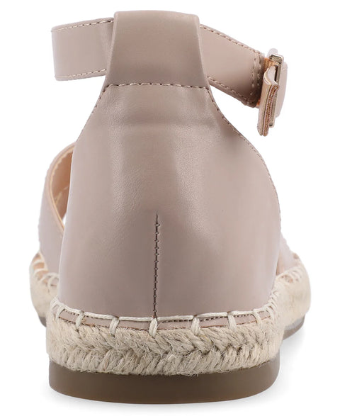 Journee Collection Women's Taupe Lyddia Espadrille Flat Sandals | Journee Collection In Lebanon