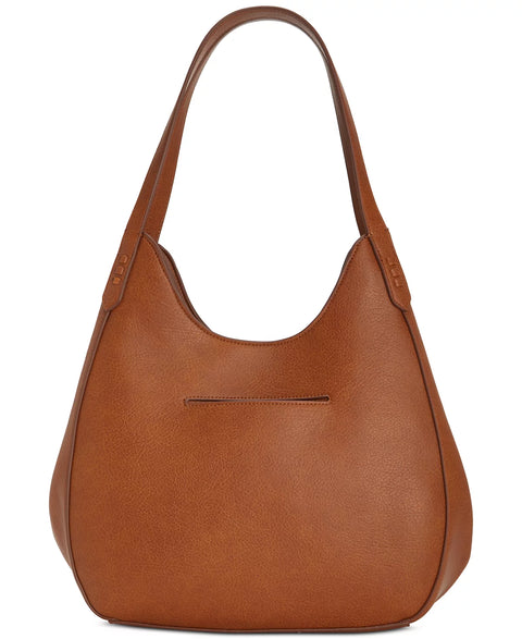 Style & Co Women's Brown Whip-Stitch Soft 4-Poster Tote Shoulder Bag | Style & Co In Lebanon