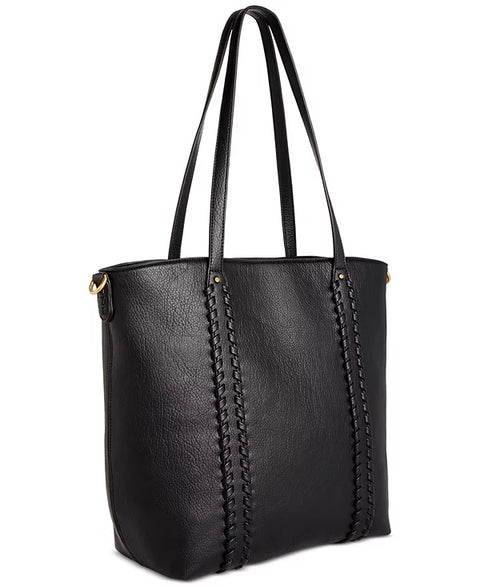 Style & Co Women's Black Leather Shoulder Bag | Style & Co In Lebanon