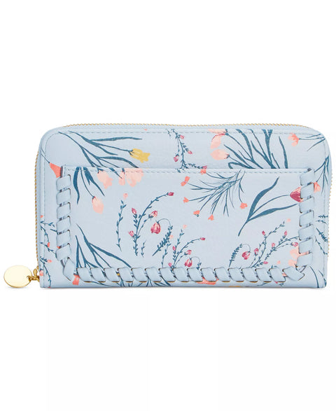 Style & Co Women's Multicolor Whip-Stitch Printed Zip Wallet | Style & Co In Lebanon