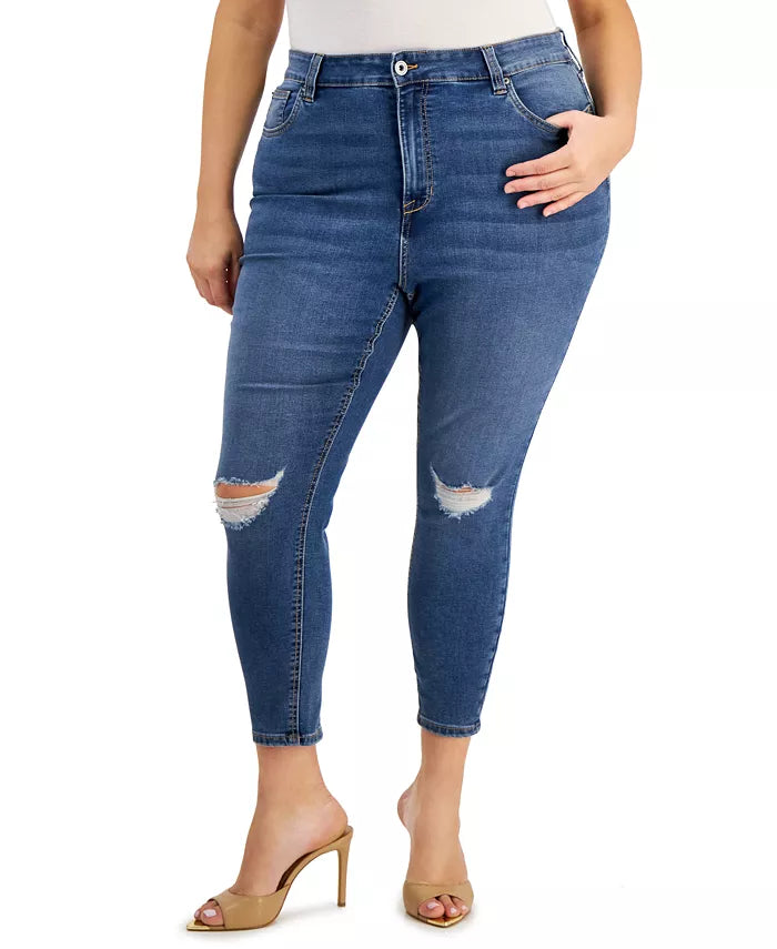 Celebrity Pink Women's Blue The Spice Trendy High Rise Skinny Jeans | Celebrity Pink In Lebanon