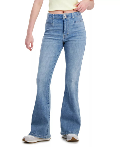 Lucky Brand Women's Blue Stevie High-Rise Flare-Leg Denim Jeans  | Lucky Brand in Lebanon