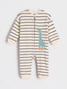 Sinsay Baby Boy's White & Navy Overall | Sinsay In Lebanon
