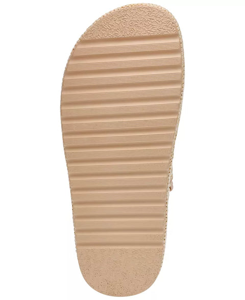 Steve Madden Women's Beige Bigmona Platform Footbed Sandals | Steve Madden In Lebanon