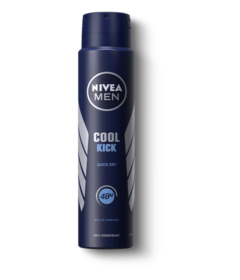 Nivea Men Cool Kick Quick Dry Anti-Perspirant Spray Deo 150ml | Nivea In Lebanon