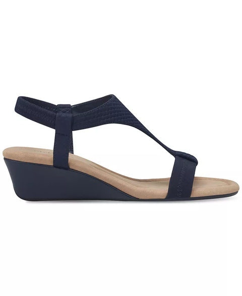Style & Co Women's Navy Step N Flex Vacanzaa Wedge Sandals | Style & Co In Lebanon
