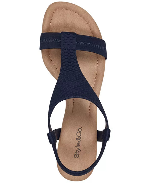 Style & Co Women's Navy Step N Flex Vacanzaa Wedge Sandals | Style & Co In Lebanon