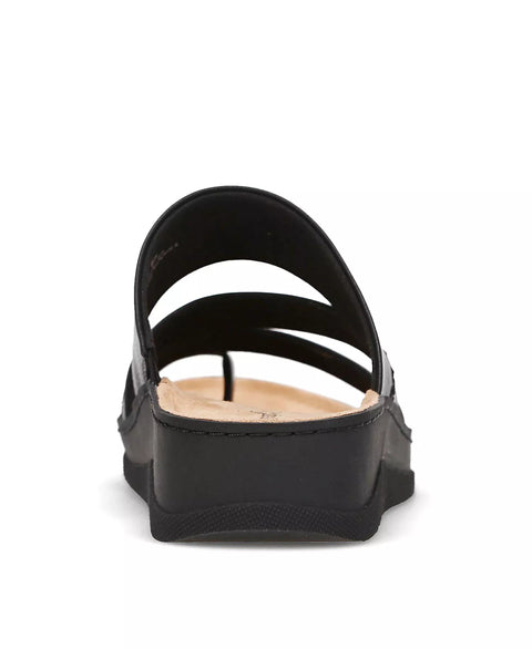 Baretraps Women's Black Fresha Toe Loop Wedge Slipper | Baretraps In Lebanon