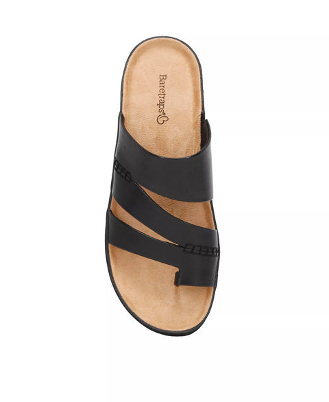 Baretraps Women's Black Fresha Toe Loop Wedge Slipper | Baretraps In Lebanon