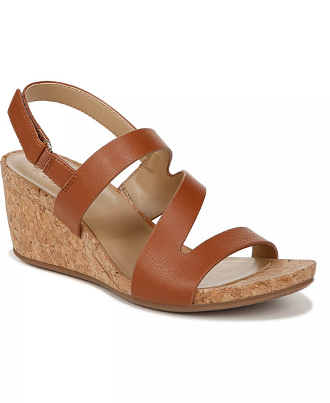 Naturalizer Women's Brown Adria Wedge Heeled  Sandals  |  Naturalizer in Lebanon