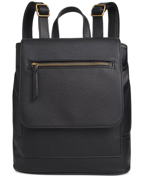 Style & Co Women's Black Hudsonn Flap Backpack | Style & Co In Lebanon