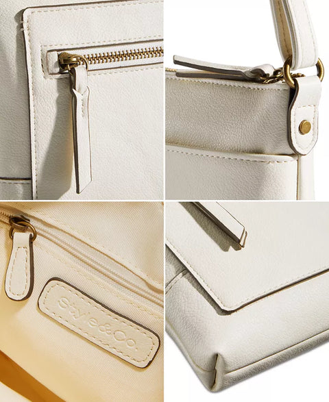 Style & Co Women's White Hudsonn East West Crossbody | Style & Co In Lebanon