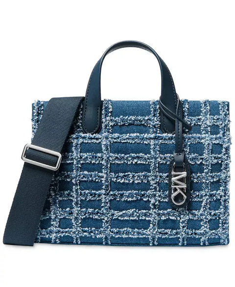 Michael Kors Women's Dark Blue Denim Handbag | Michael Kors In Lebanon