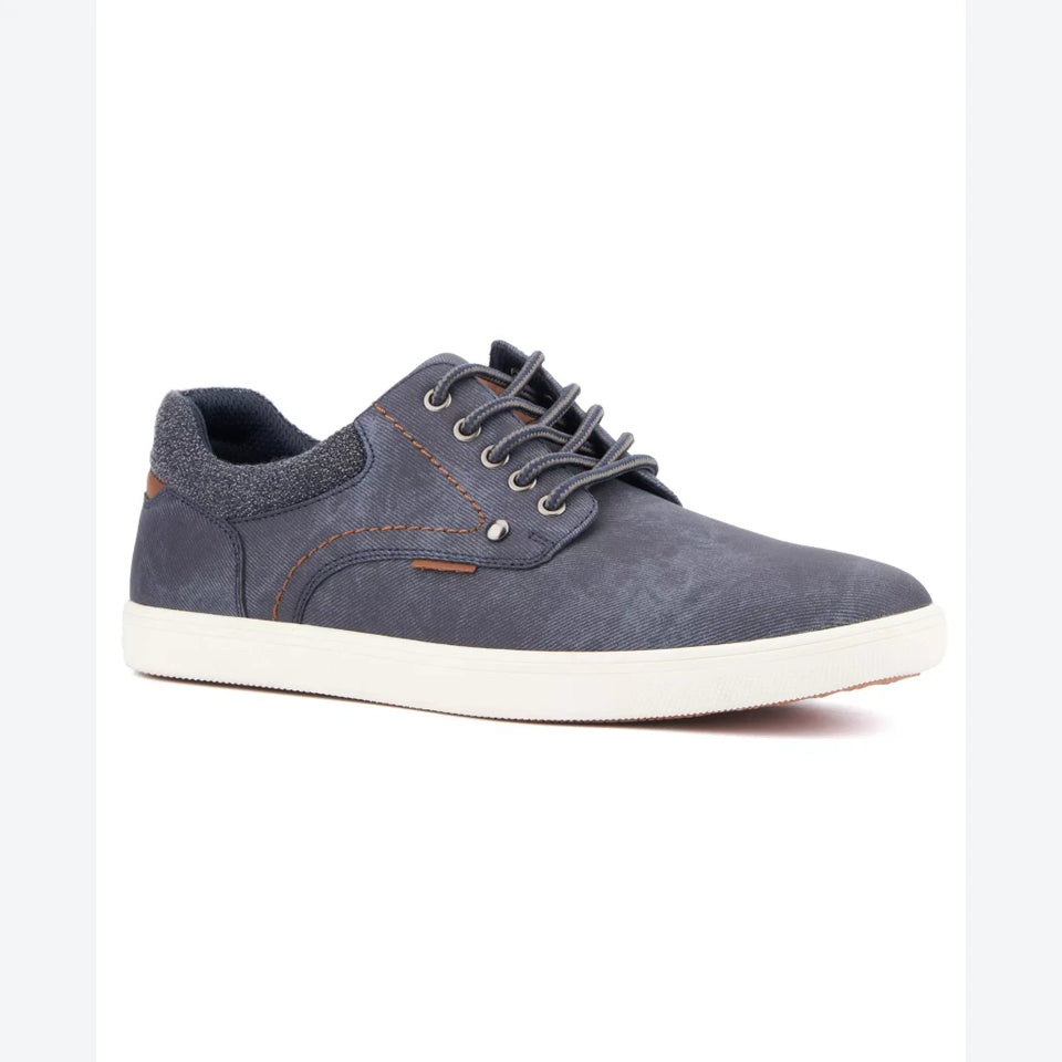 Reserved Footwear Men's Navy New York Dan Low Top Sneakers