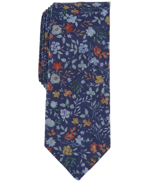Bar III Men's Navy Atkinson Floral Tie | Bar III In Lebanon