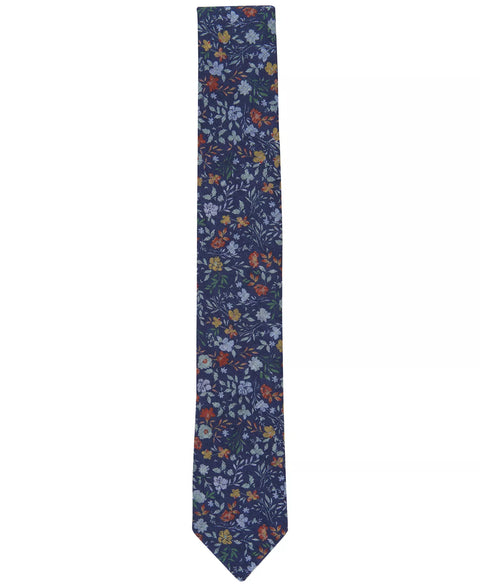 Bar III Men's Navy Atkinson Floral Tie | Bar III In Lebanon