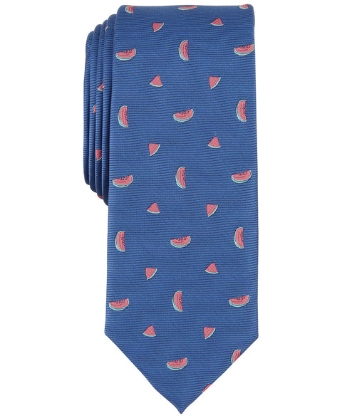 Bar III Men's Blue Hilldale Watermelon Graphic Tie | Bar III In Lebanon