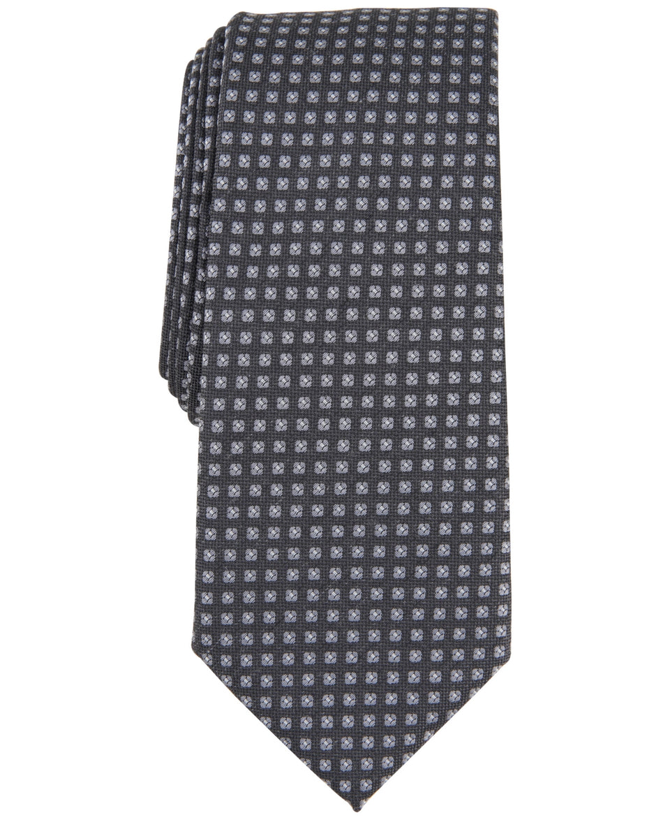Alfani Men's Dark Grey Hazel Square Tie | AlfaniIn Lebanon
