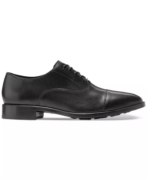 Cole Haan Men's Black Hawthorne Lace-Up Cap-Toe Oxford Dress Casual Shoes | Cole Haan In Lebanon