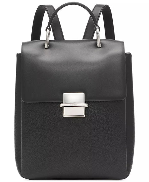 Calvin Klein Women's Black Leather Backpack | Calvin Klein In Lebanon