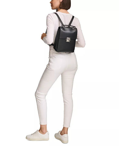 Calvin Klein Women's Black Leather Backpack | Calvin Klein In Lebanon