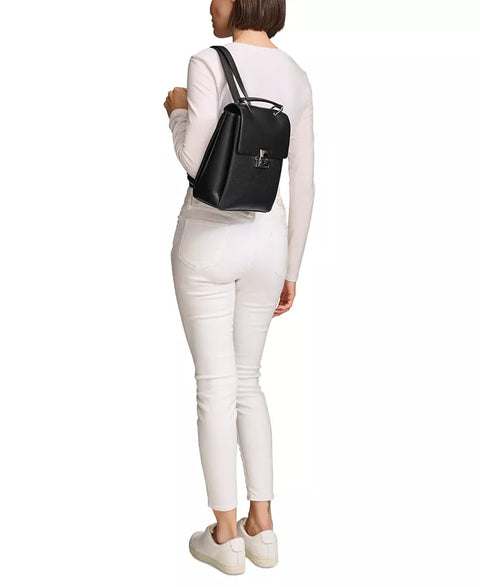Calvin Klein Women's Black Leather Backpack | Calvin Klein In Lebanon