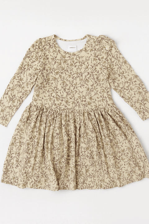 POMPdeLUX Girl's Mushroom/Lilac  Jersey  Dress  |POMPdeLUX in Lebanon