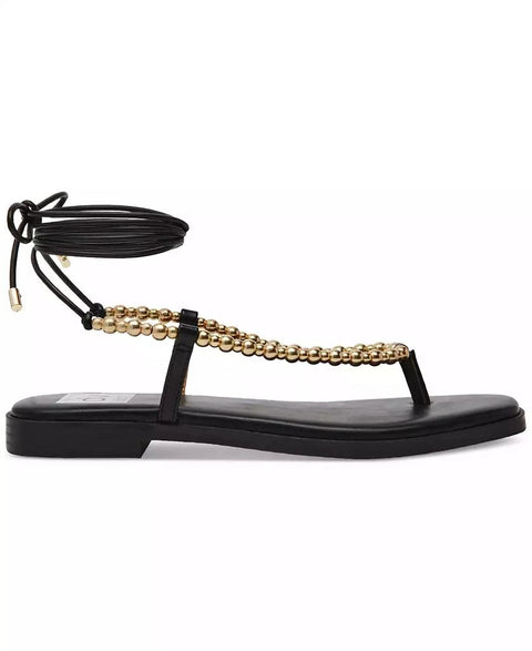Dolce Vita Women's Black Mirielle Beaded Lace-Up Gladiator Sandal | Dolce Vita In Lebanon