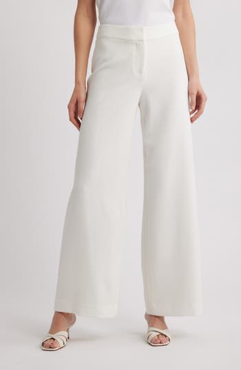 Tahari Women's White Wide Leg Pants | Tahari In Lebanon