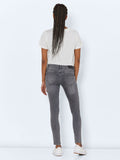 Noisy May Women's Light Gray Skinny  Jeans 27016710 FE1006