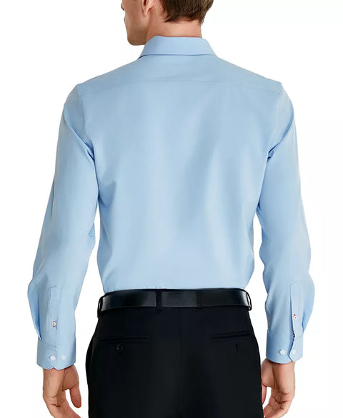 Tallia Men's Blue Slim-Fit Solid Poplin Dress Shirt | Tallia In Lebanon