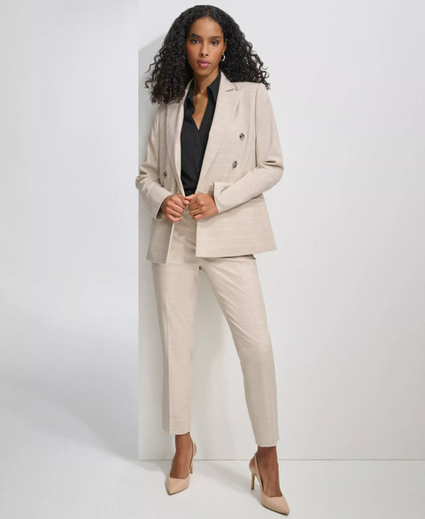 Calvin Klein Women's Beige Checkered Blazer | Calvin Klein In Lebanon
