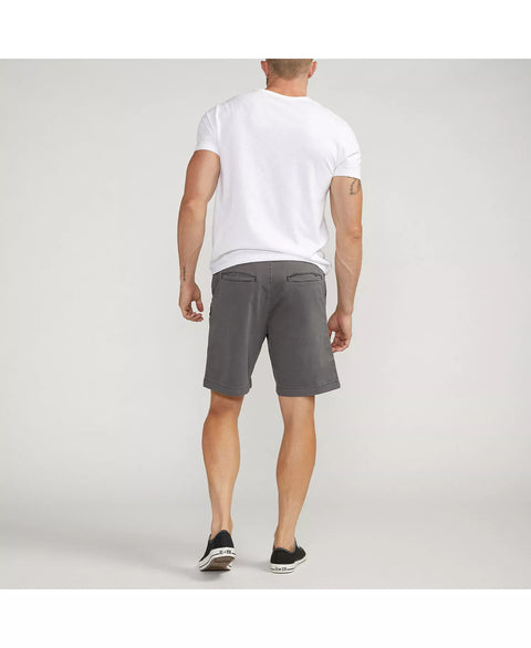 Silver Jeans Co. Men's Gray Essential Twill Pull-On Chino Shorts|Silver Jeans Co. In Lebanon